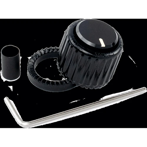 D`ADDARIO PW-LNL-01B Loknob Large Black, Plastic Knob