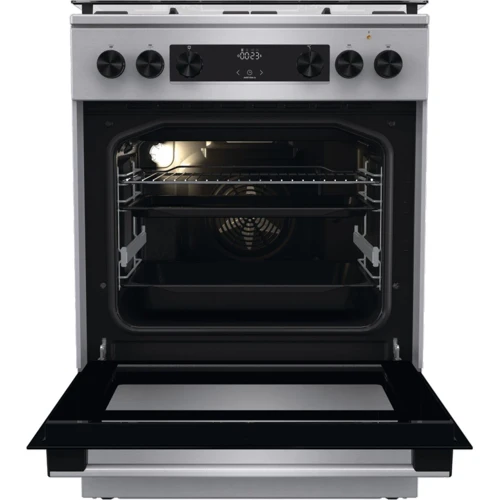 Плита комбинированная Gorenje GKS6C70XF: Гриль есть