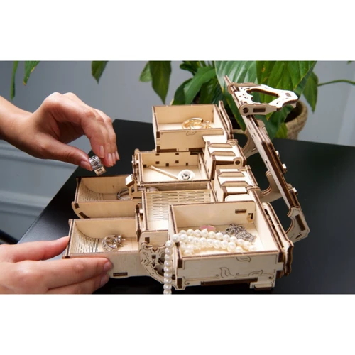 Механічний 3D пазл UGEARS "Антикварна шкатулка" (70089) фото 8
