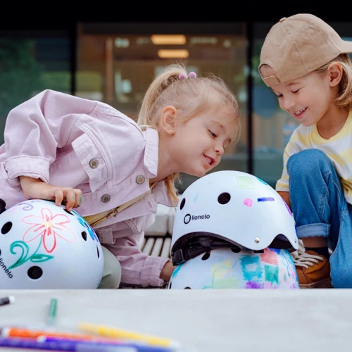 Велошлем Lionelo HELMET WHITE: Цвет белый