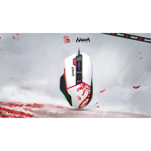Мышь A4Tech Bloody R90 Plus Naraka: Эргономика для правой руки