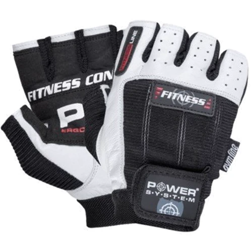 Перчатка для фитнеса Power System Fitness PS-2300 Black/White M (PS-2300_M_Black-White) фото 6