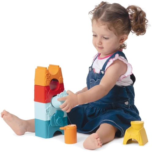 Игрушка-пирамидка Chicco ECO+ ЗооБашня 2 в 1 (8058664164905): Тип пирамидка