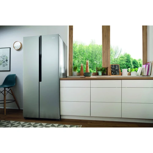 Холодильник Side-by-Side Gorenje NRS8181KX: Размеры ВxШxГ, см 83.2x177.7x63.2