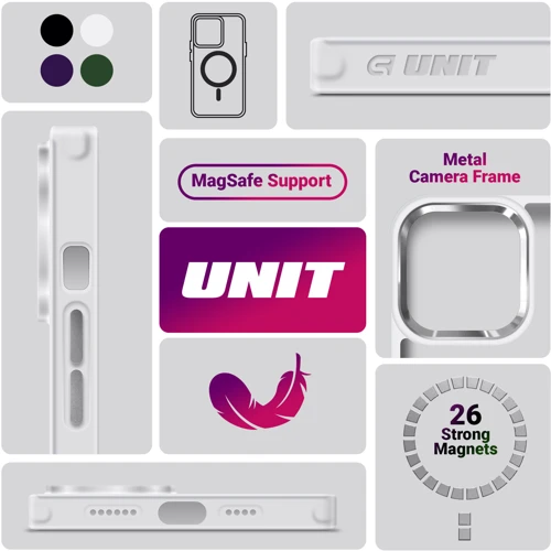 Чохол для iPhone ArmorStandart Unit MagSafe Case Matte Clear Silver для iPhone 11 (ARM74847): Тип аксесуара чехол