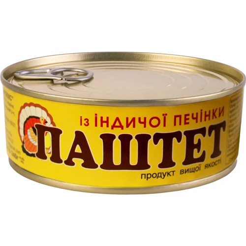Паштет L'appetit из индюшиной печени 240 г (4820021840067)