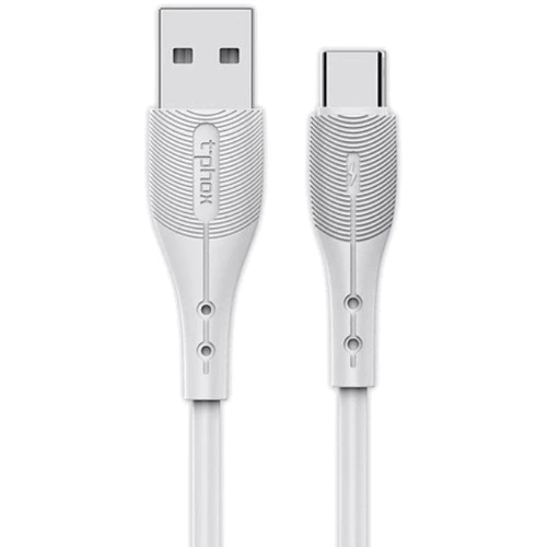 Кабель T-PHOX USB Cable to USB-C 1m White (T-C836)