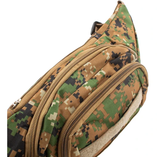 Чоловіча поясна сумка Valiria Fashion хакі (5DETBP712-10): Застібка Молния
