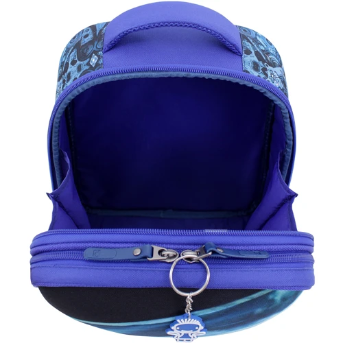 Рюкзак школьный Bagland Turtle 555 синий (0013466): Корпус рюкзака Каркасный