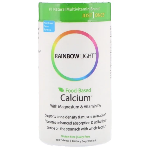 Rainbow Light Food-Based Calcium 180 Tab Кальций и магний