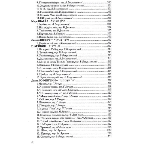 Антологія єврейської поезії. Українські переклади з їдишу: ISBN 978-966-378-186-0