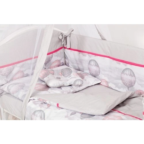 Постельный комплект 8 эл. Twins Modern ІІ 4028-P-111, Воздушный шар, серый: Тип постельный комплект