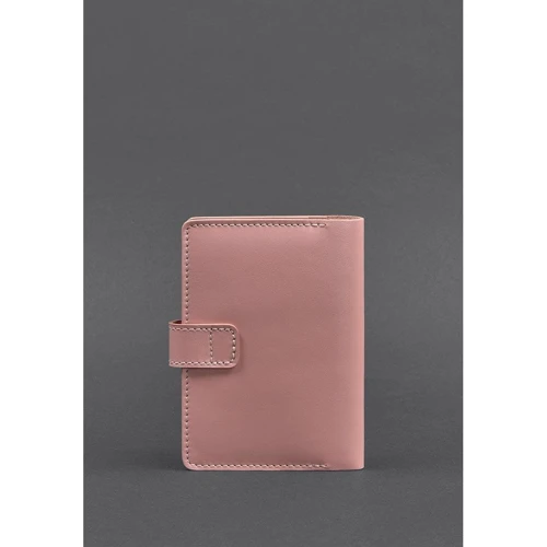 Жіноча обкладинка для паспорта BlankNote 3.0 рожева (BN-OP-3-pink-peach): Матеріал Натуральная кожа