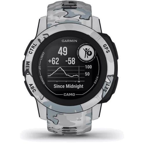 Смарт-часы Garmin Instinct 2S Camo Edition Mist Camo (010-02563-03): Цвет ремешка камуфляж