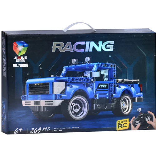 Конструктор 2.4G полицейская машина 21 см радиоуправляемая 369 дет. (70006): undefined undefined