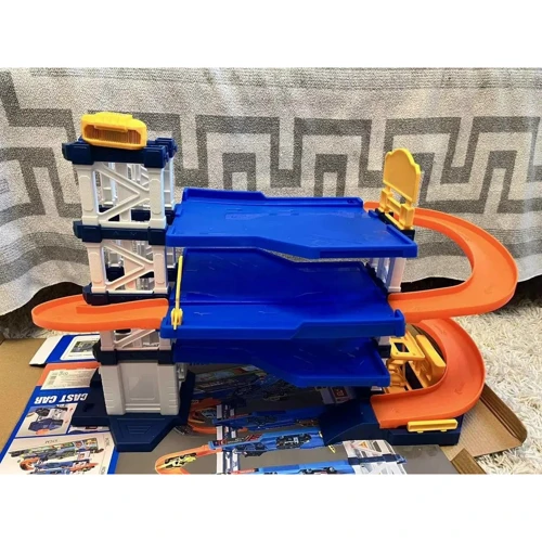 Гараж 4-этажный, 64 детали, машинки (MH-161)