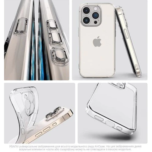 Чехол для телефонов ArmorStandart Air Series Camera cover Transparent for Infinix Note 40 Pro (ARM73930): Материал TPU (термополиуретан)