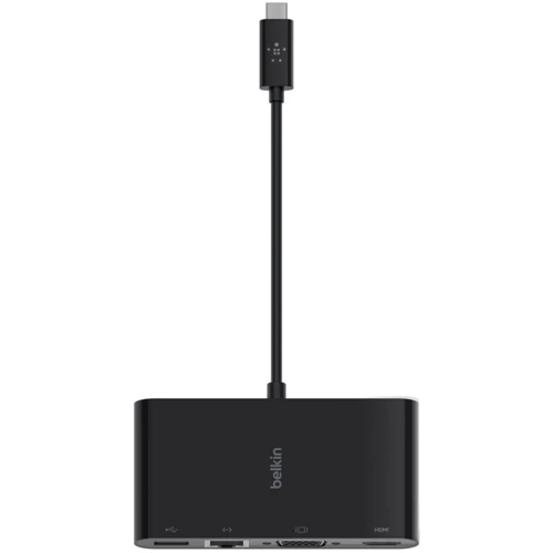 Адаптер Belkin Adapter USB-C to HDMI+VGA+USB+RJ45 Black (AVC005BTBK): Интерфейс подключения USB-C