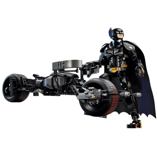 Конструктор LEGO Batman Фігурка Бетмена для складання та бетцикл 713 деталей (76273): Серія Super Heroes