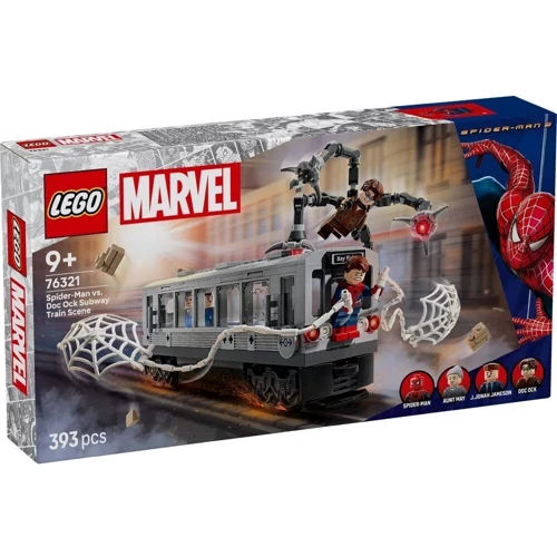 Конструктор LEGO Super Heroes Человек-Паук против Дока Ока: Сцена в метро (76321): Серия Super Heroes
