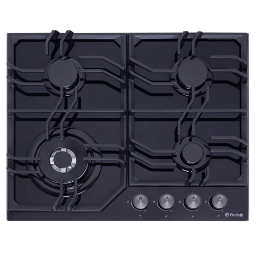 Варочная поверхность газовая Perfelli HGG 61674 BL