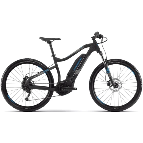 Электровелосипед Haibike SDURO HardSeven 1.0 400Wh 27,5", рама L, черно-серо-синий матовый, 2019