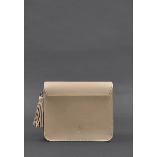 Жіноча сумка-сетчел BlankNote Лілу світло-бежева (BN-BAG-3-light-beige): Тип Сумки
