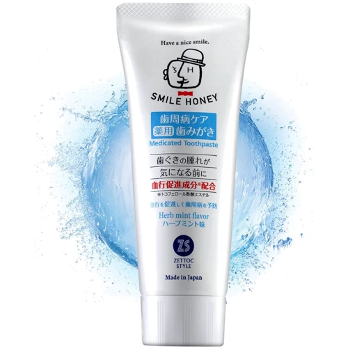 Zettoc Smile Honey Blood Circulation Promoting Зубна паста від опухлости ясен 120 g: Призначення Протизапальну, Від кровоточивості ясен, Очищення