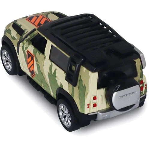 Автомодель TechnoDrive серии Шевроны Героев - Land Rover Defender 110 - 3 ОШБр (250363M2): Масштаб 1:43