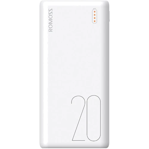 Внешний аккумулятор Romoss Power Bank 20000mAh Simple 20 White (PSL20-101-1134)