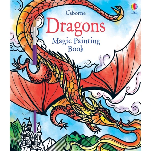 Dragons Magic Painting Book / Чарівна картина драконів