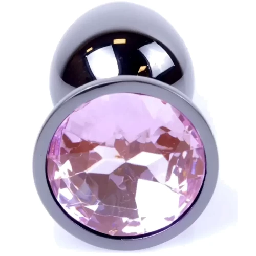 Анальная пробка BOSS of TOYS Boss Series - Jewellery Dark Silver PLUG Rose S (BS6400027)