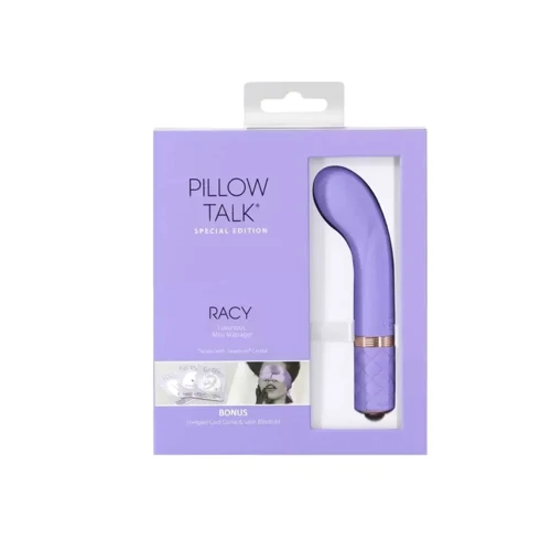 Роскошный вибратор Pillow Talk - Special Edition Racy Purple с кристаллом Сваровски