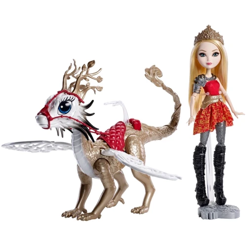 Лялька Ever After High "Епл Вайт: Вершниця" з м / ф "игри драконів" (DKM76) фото 7
