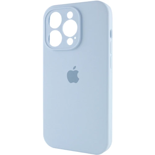Чехол для iPhone Mobile Case Silicone Case Full Camera Protective Sweet Blue for iPhone 13 Pro Max: Материалы Силикон