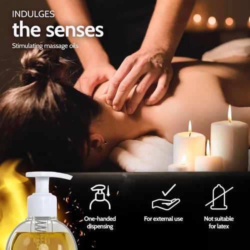 Массажное масло Amor Vibratissimo Hot Moments с согревающим эффектом, 1000 мл