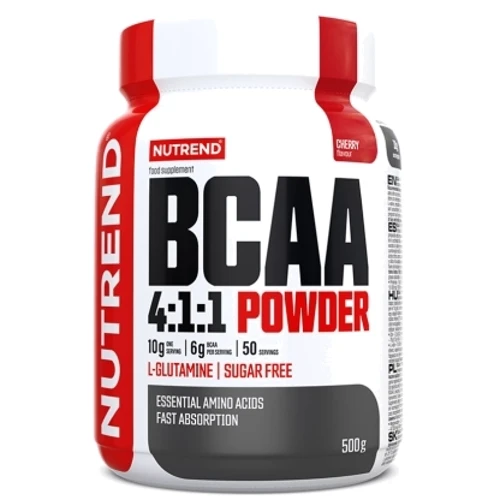 Амінокислота для спорту Nutrend BCAA 4:1:1 Powder 500 g / 50 servings / cherry