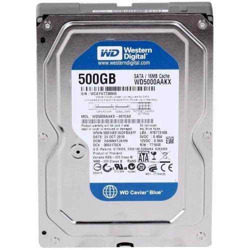 Внутренний жесткий диск WD Blue WD5000AAKX RB