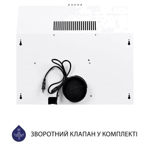 Вытяжка Minola HPL 514 WH: Материал корпуса крашенный металл