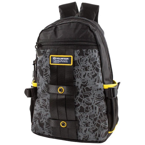Мужской рюкзак Volunteer черный (GB1513-29A-black)