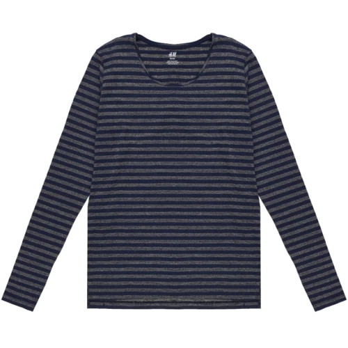 Лонгслів H & M 6795268 170 см темно-синій