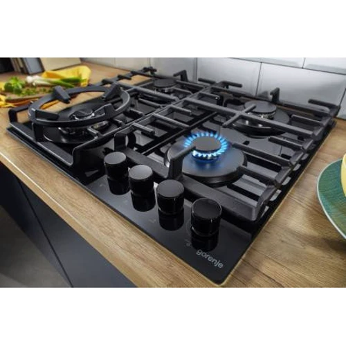 Варильна поверхня Gorenje GKTW641SYB: Робоча поверхня скло (загартоване)