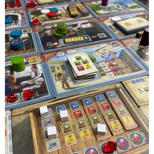 Настольная игра Планета Ігор Стамбул. Полное издание (Istanbul: Big Box) (укр.) (ISBBUA): Вид экономические