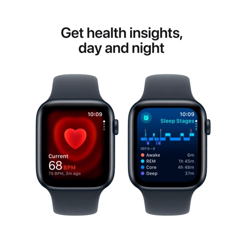 Apple Watch SE 2 2024 40mm GPS Midnight Aluminum Case with Midnight Sport Band - M/L (MXE93QH/A) UA: Материал корпуса Алюминий