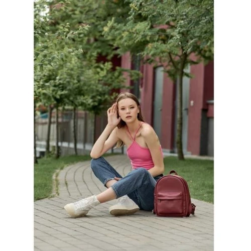 Женский рюкзак Sambag Brix KSH бордовый (11311005): Тип Рюкзаки