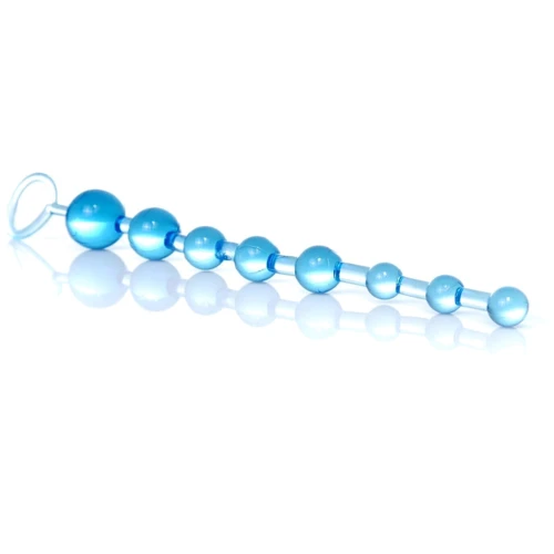 Анальні буси Jelly Anal Beads BLUE