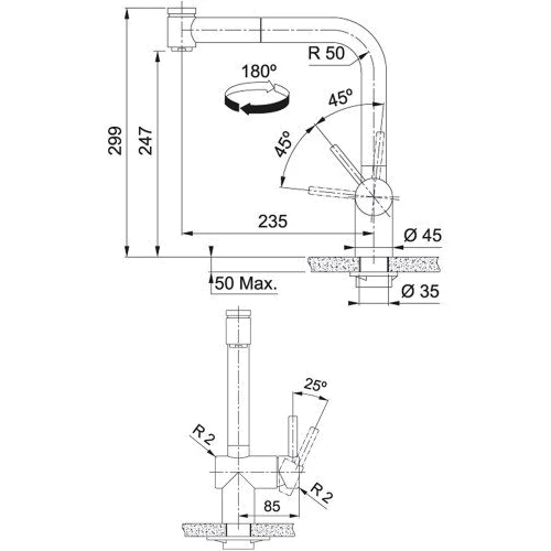 Franke Atlas Neo Pull Out Spray (115.0521.441): Призначення Для кухні