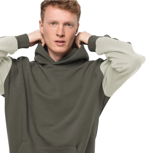 Худи Jack Wolfskin 365 Hoody M 1709811-5066 46 хаки: Капюшон С капюшоном
