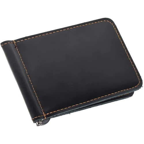 Чоловічий затиск для грошей Keizer чорний (k18150-black)