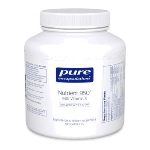Pure Encapsulations Nutrient 950 with Vitamin K 180 caps (PE-01035)
